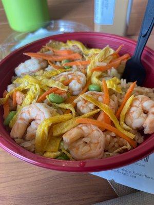 Shrimp fried rice. So yummy!