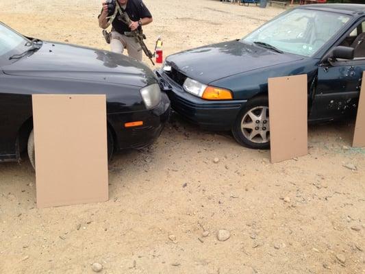 If you have to shoot from within your vehicle, or have to exit and take cover....should you be confident in all situations?