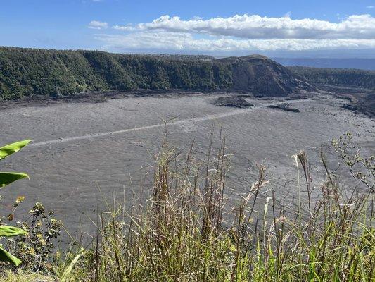 Volcano floor.