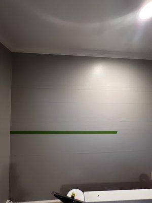 Custom Wall Design 
Before