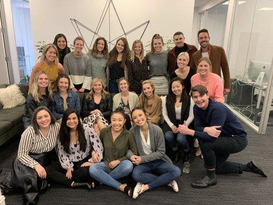 Gang's all here! Check out our SF office during our 2020 Kick-Off meeting!