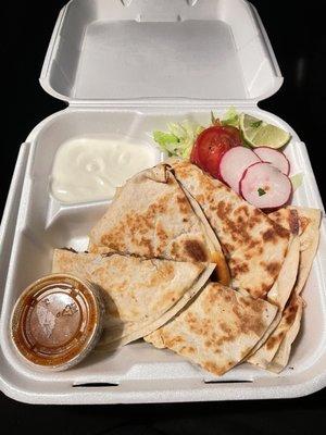 Carne asada quesadilla