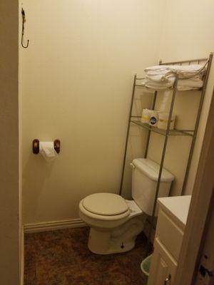 Bathroom with standup shower