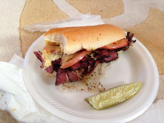 Hot Pastrami & Swiss with L/T