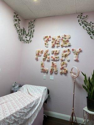 This is the cutest beauty room!!