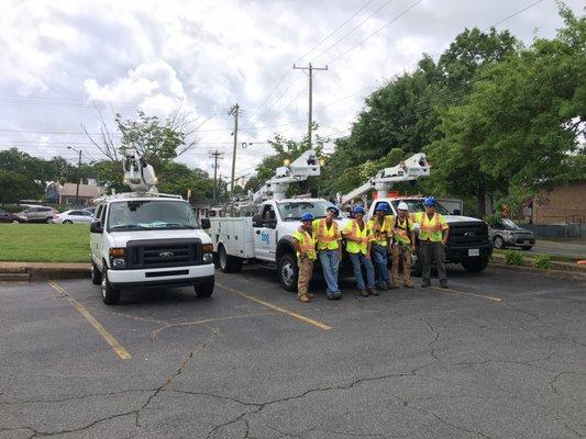 The local Charlottesville team working hard to bring you Ting Crazy Fast Fiber Internet®