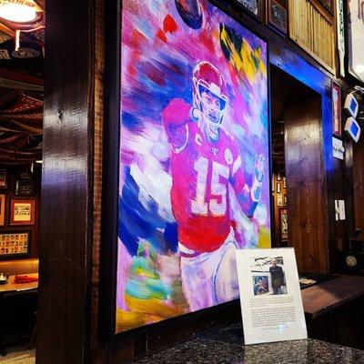 Patrick Mahomes Painting