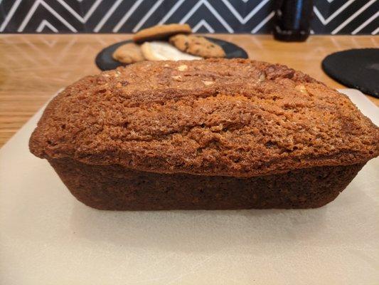 Banana bread (and cookies in the background)