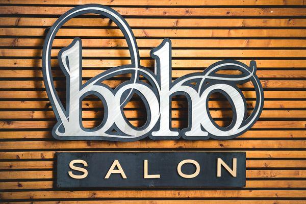 Boho Salon sign