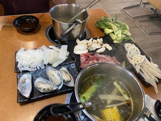 Hot pot is so amazing! Everything so fresh.  such friendly people!!! 10/10 would recommended