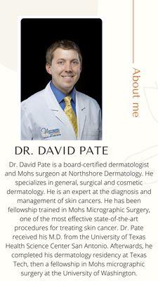 Dr. David Pate Mohs Surgeon