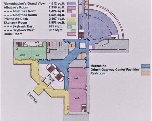 Floor Plan: Culinary Concepts Catering @ The Ogden Gateway Center