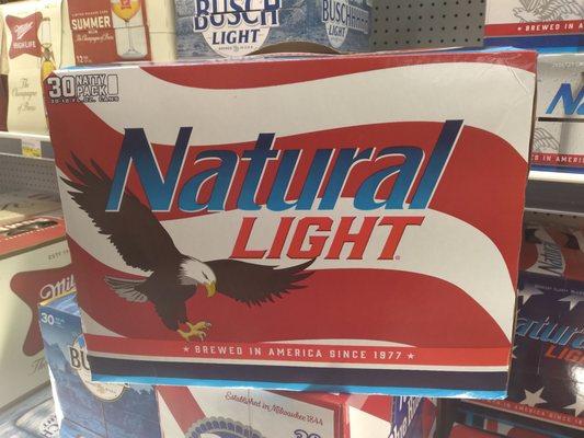 Natural Light...  How patriotic!