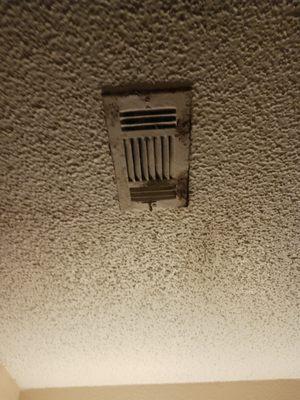 The vent above my bathroom in master.