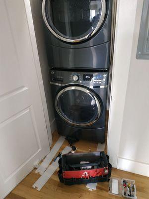 Stackable washer and dryer repair