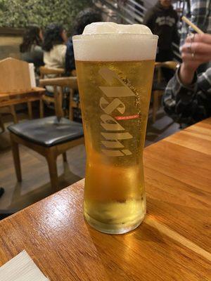 Asahi on tap