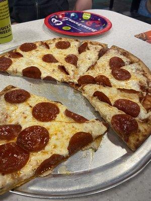 Pepperoni pizza