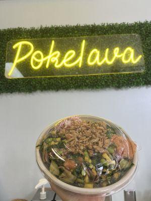 custom regular-sized BYO Poke Bowl