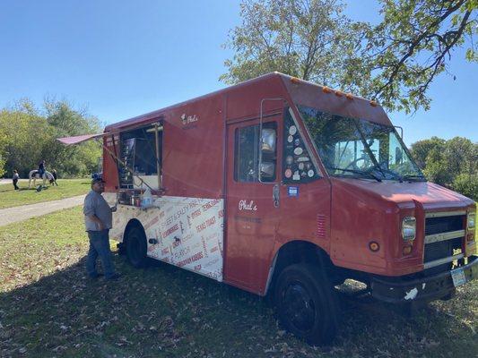 Food truck at the Urban Trail Ride