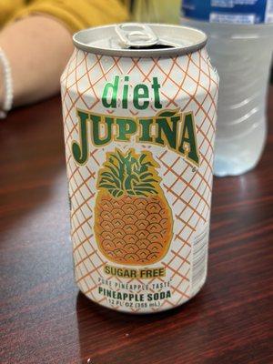 Diet pineapple soda.