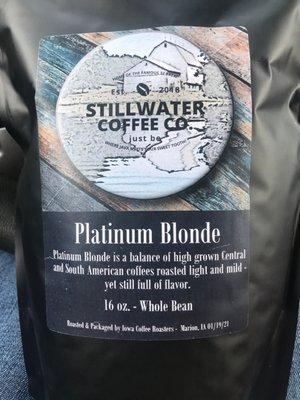 Platinum Blonde whole bean coffee