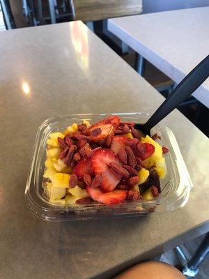 Small size açaí bowl