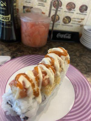 Crab Tempura and Cream cheese