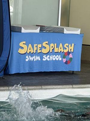 Safe Swim sign