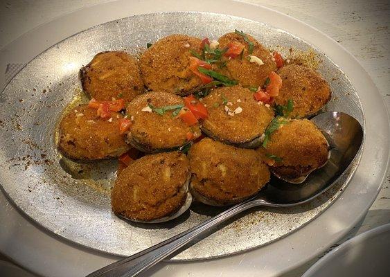 Stuffed Clams with Crabmeat