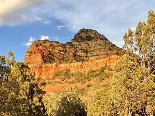 Back of Thunder Mountain, taken from our Jeep