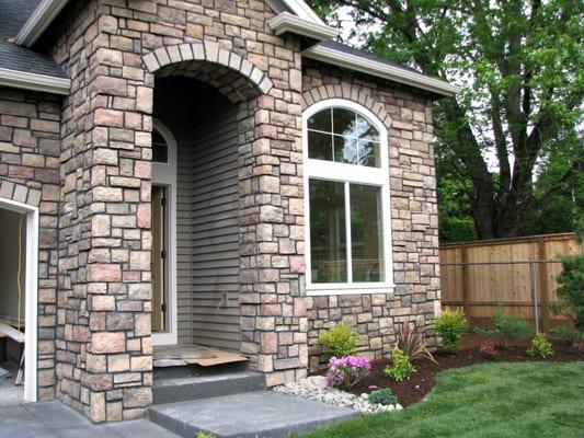 Cultured stone in SW Portland