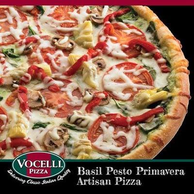 Basil Pesto Primavera Artisan Pizza