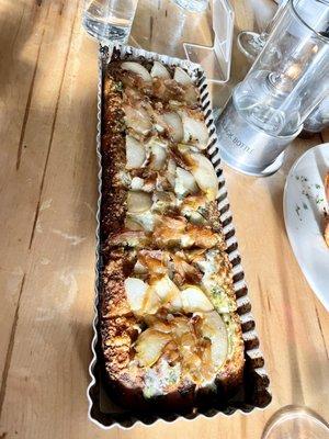 Pear flatbread