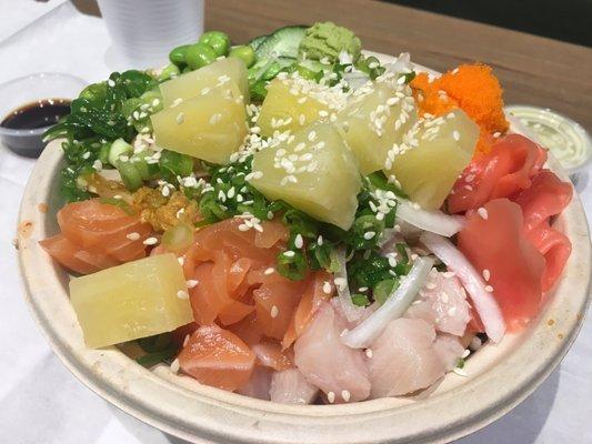 Large BYO poke bowl