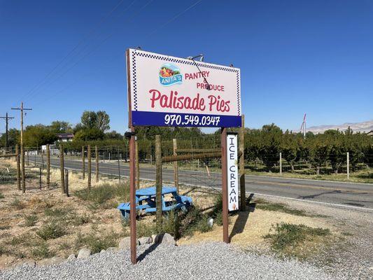 Sign along the highway