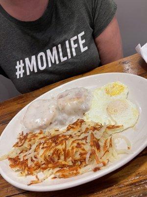 Biscuits n gravy! Wifey can't help herself! Delish!