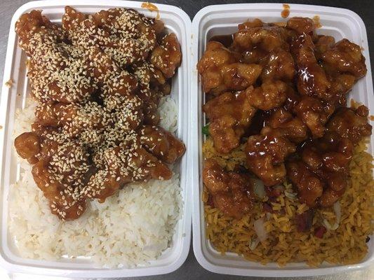 Sesame chicken VS general tso chicken