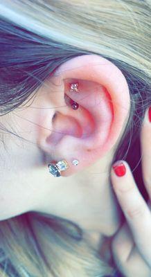 My original rook piercing jewelry!