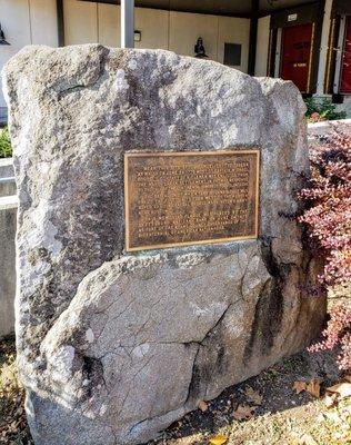 Historical Marker in Downtown Gettysburg