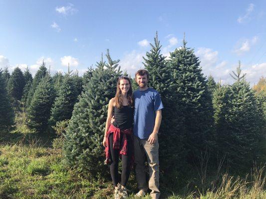 We hand pick all of the trees sold at the Christmas Tree Stand so that we can also provide premium quality trees to our customers!