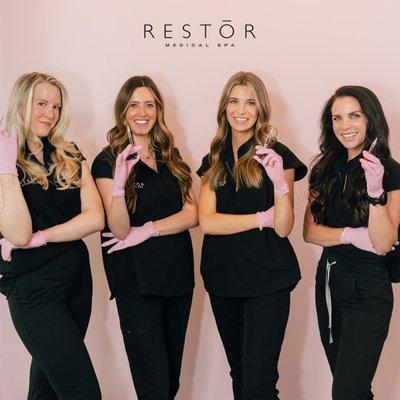 Meet RESTŌR Medical Spa's team of registered nurses as providers.