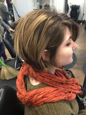 Fun cut and color