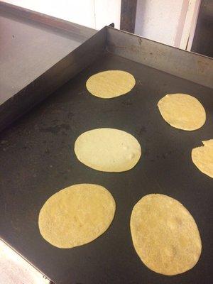 Handmade tortillas!