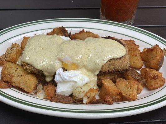 Crab cake benny