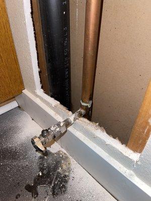 Water pipe/ Local Plumber/ Plumber near me/ Leaky faucet/ Water leak/ Licensed plumber