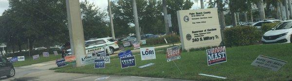 election signs out front