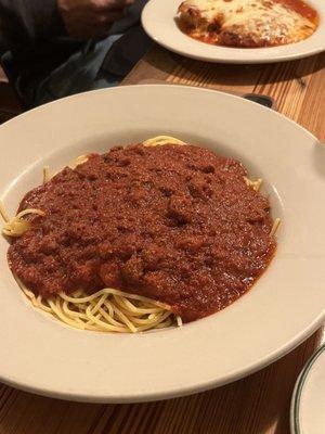 Spaghetti and Meat Sauce