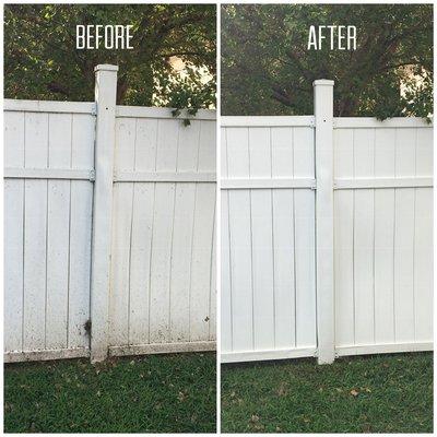 Fence Powerwashing Commercial