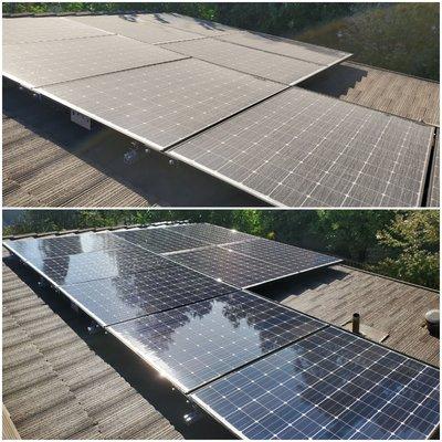 Go Green Cleaning & Maintenance Services offers Professional Solar Panel Cleaning