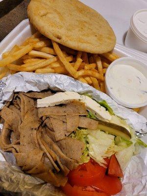 Chicken gyros platter - delish!